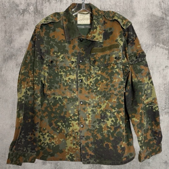 Military Issued Other - Vintage GE Kohler Flecktarn Field Shirt Jacket German Military 1996 No Flags